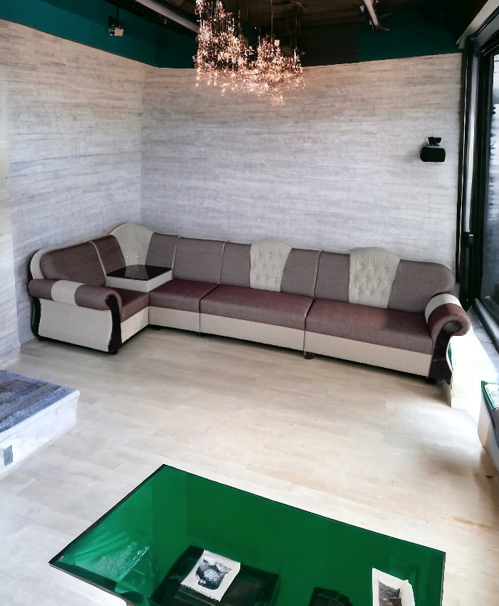 VELVET CONER SOFA 