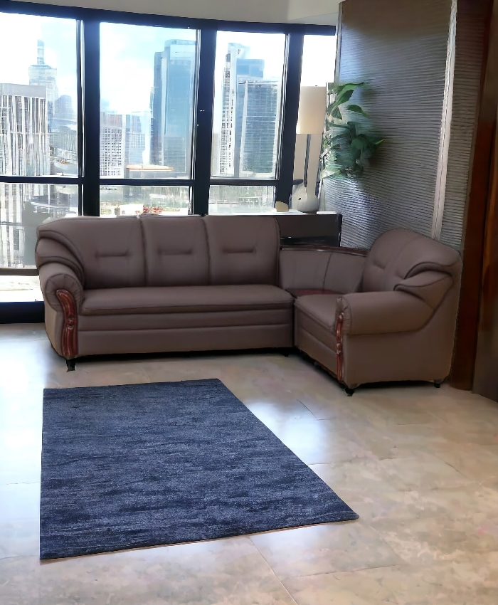 VELVET CONER SOFA 